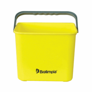 Balde com alca amarelo 4l bralimpia