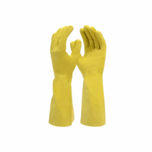 Luva nitrisilver nitrilica com forro amarela m danny