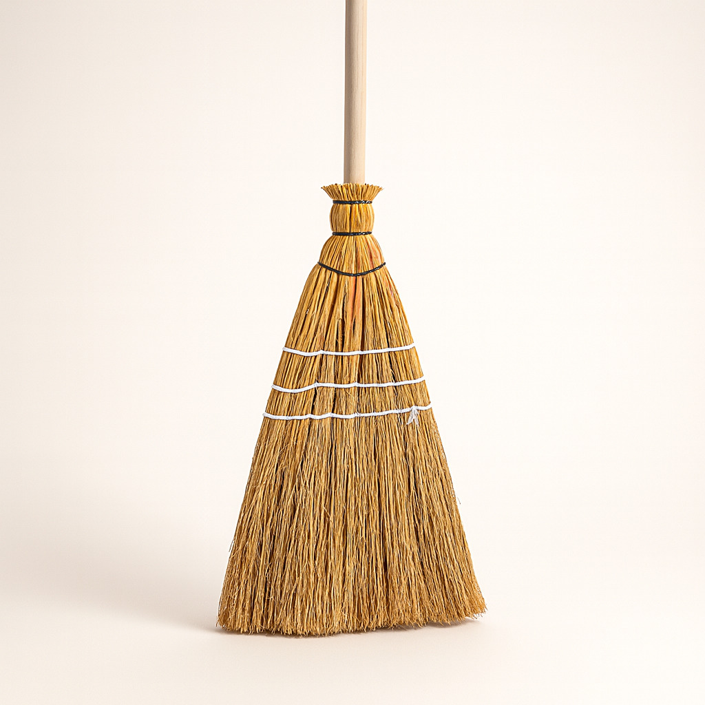 Vassoura palha caipira artv