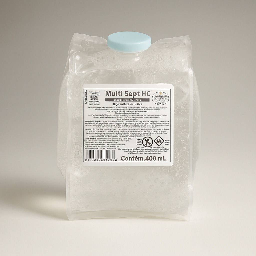 Álcool maos esp antissept multisept 400ml hc-pae400 MINI
