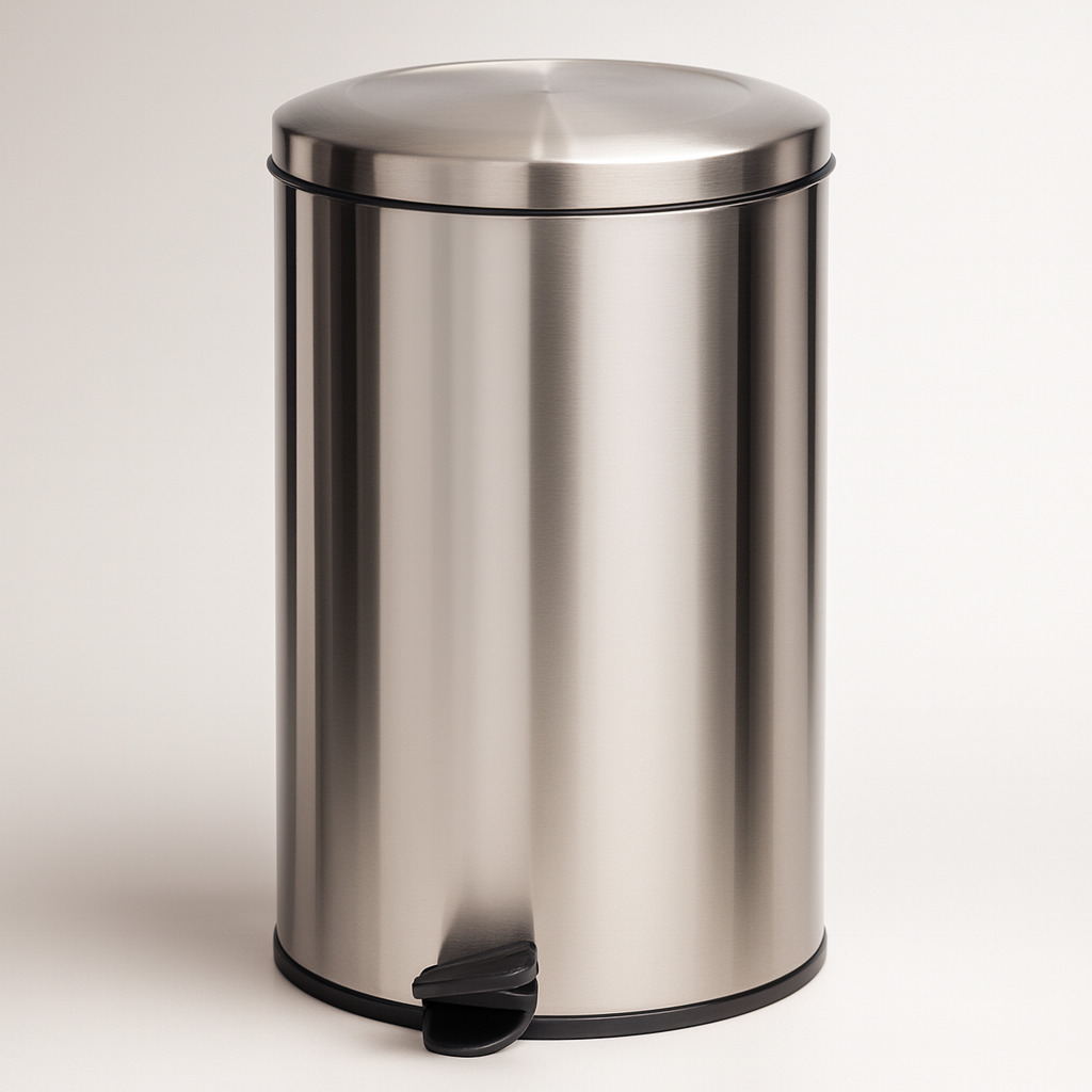 Lixeira inox tampa e pedal lp-006 30l eco