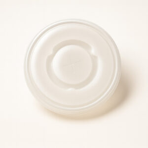 Tampa plástica copo isopor 180ml e pote 120ml flt 100 un totalplast