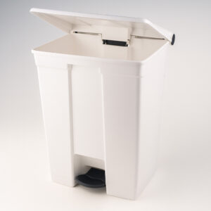 Lixeira pedal branca 60l bralimpia