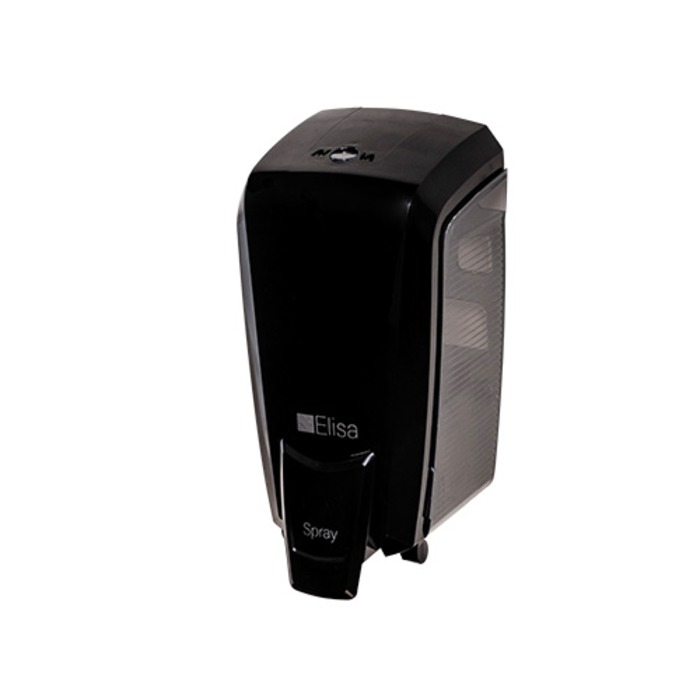 Dispenser spray mini álcool preto/fume el-msspf elisa