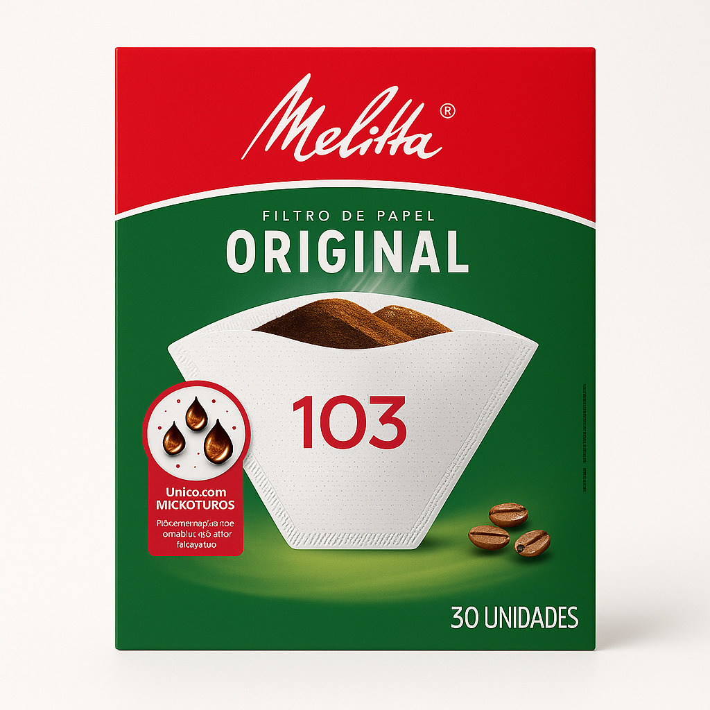 Filtro de papel 103 30 un melitta