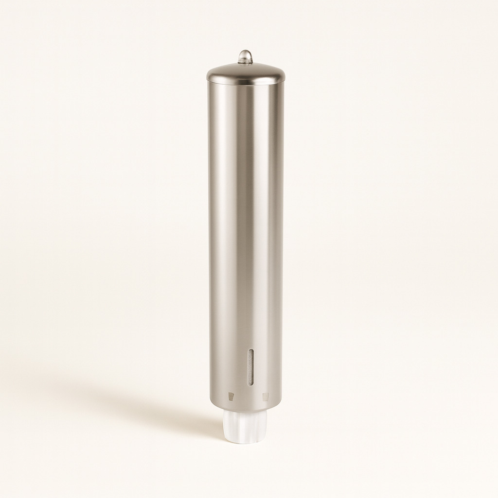 Dispenser copo água em aço inox a10 180ml a 200ml js