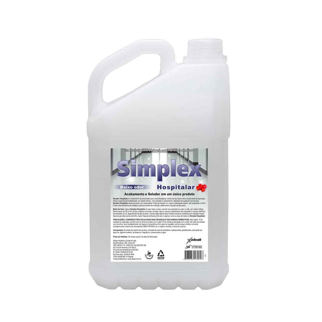 Cera simplex hospitalar acabamento acrilico 5l oleak