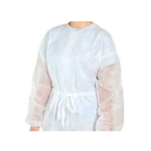 Avental proced manga longa branco soft pct 10 un 20g