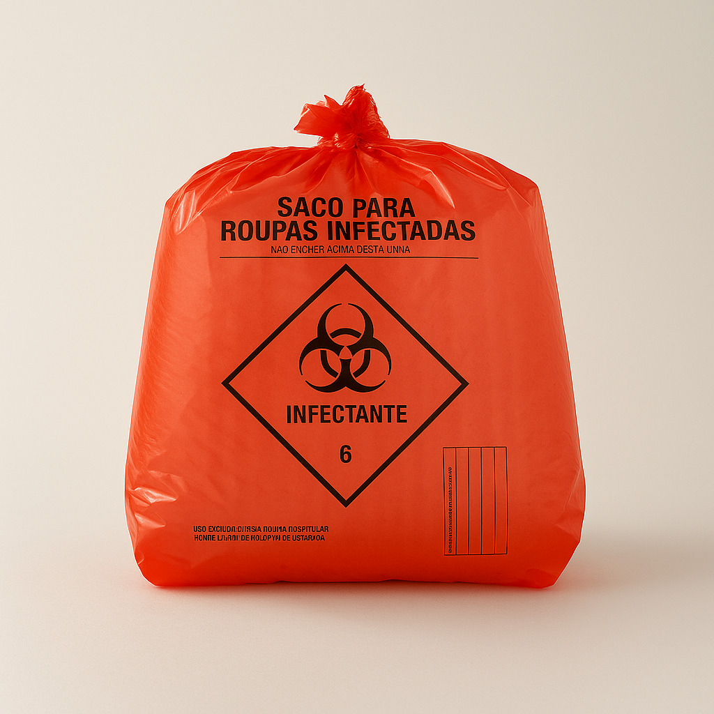 Saco lixo 200l vermelho infectante 100un plastjoia
