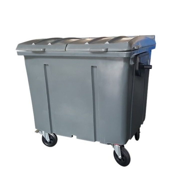 Container com tampa cinza 1000l lp
