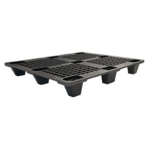 Pallet plástico eco vazado 1000x1200x150 preto lp