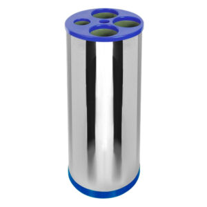 LIXEIRA INOX PARA COPOS MISTO 24X50 AZUL E21MA JS