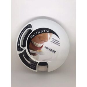 Dispenser fio dental personal pro preto refil 400m