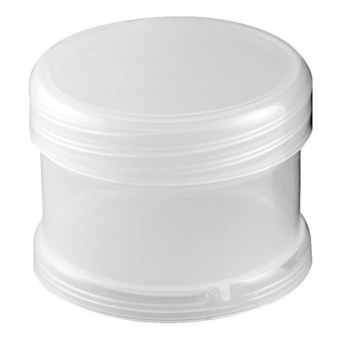 Pote plástico com tampa incolor 50ml potedz