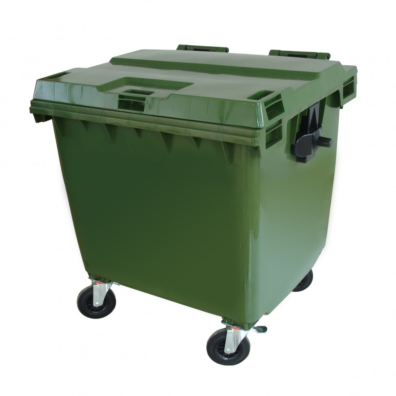 Container com tampa verde 1000l js