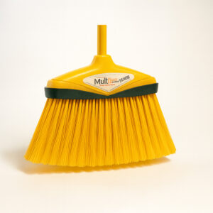 Vassoura multiuso plast com cabo noviça amarela 9672c superpro