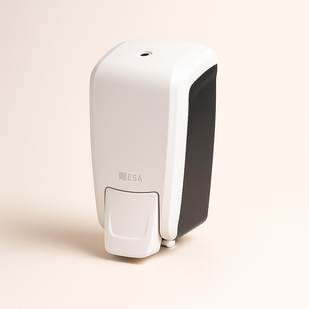 Dispenser sabonete com válvula esp 800ml bca/preta el-sabfe2 elisa