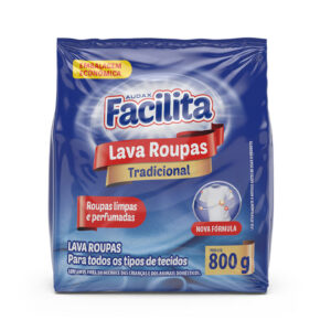 Sabão pó 800g facilita audax