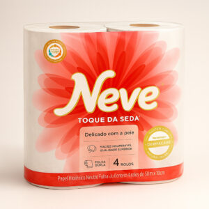 Papel higiênico neve folha dupla 4 x 30m