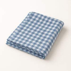 Pano limpeza xadrez azul 40x62