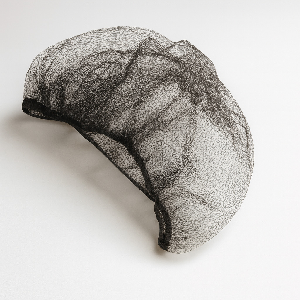 Touca desc nylon sem aba preta com 100 un inoven