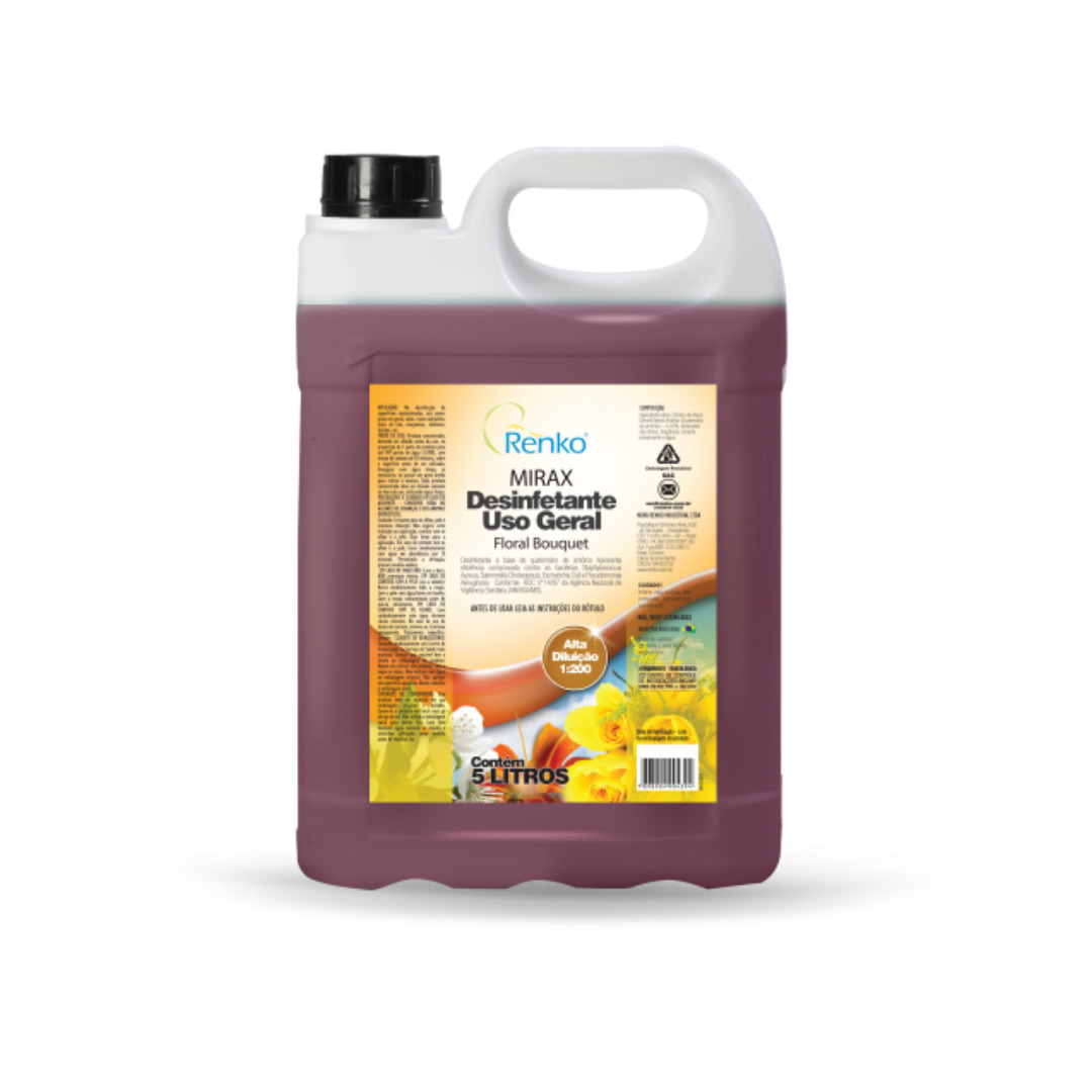 Desinfetante mirax floral bouquet 5l renko