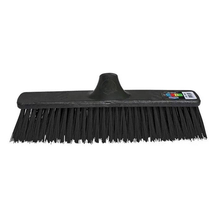 Vassoura gari pet tipo piaçava preta 40cm sem cabo 3855 odim