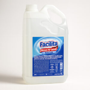 Álcool limpeza liq 70º 5l facilita audax