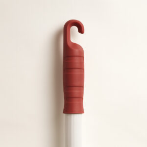 Cabo alum nat com rosca manopla vermelha 22mmx1,40m nobre