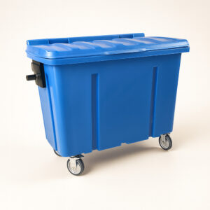 Container com tampa azul 500l lp