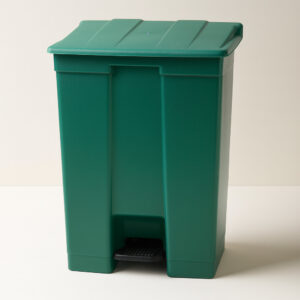 Lixeira pedal verde 60l bralimpia