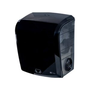 Dispenser papel toalha auto corte preto/fume el-bpf23 elisa