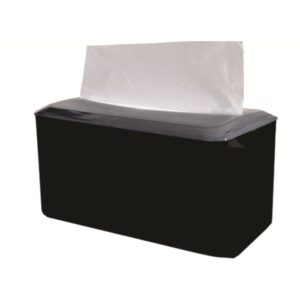 Dispenser toalha interfolhada mesa preto c/ fume trilha