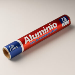 Papel alumínio 30cmx7,5mts