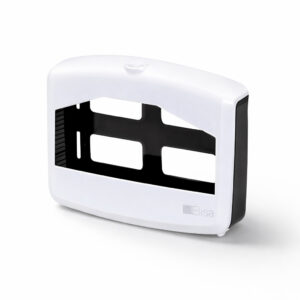 Dispenser protetor assento sanitário bco/preto el-dfobp elisa