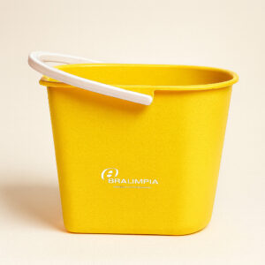 Balde com alca amarelo 25l bralimpia