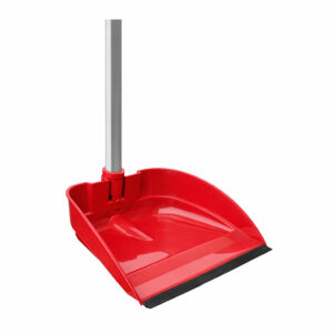 Pá plástico com cabo jeitosa vermelha superpro