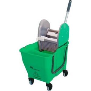 Balde com espremedor doblo verde 30l bralimpia