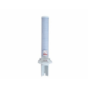 Dispenser poupa copo branco botao branco 180ml / 200ml e-dpca002m trilha