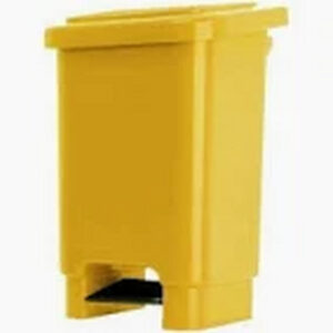 Lixeira pedal amarela 100l lp