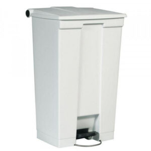 Lixeira 87l c/ pedal branca 6146 fg614600wht rubbermaid