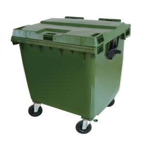 Container com tampa verde 1000l js