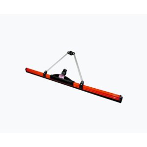 Rodo duplo alumínio vermelho 100cm sem cabo nobre