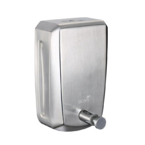 Dispenser sabonete inox escovado 800ml noble biovis