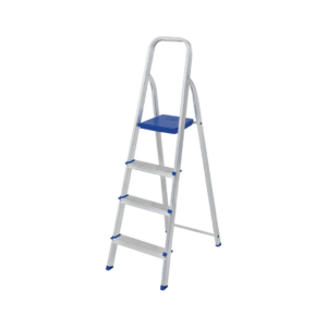 Escada alumínio 4 degraus mor