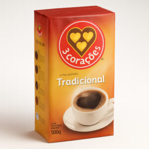Cafe tradicional a vacuo 500gr tres coracoes
