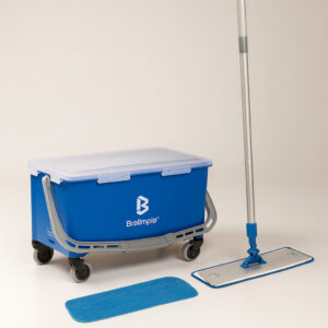 Conjunto aplicador de cera flat mop cjbac302 bralimpia