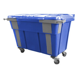 Container com tampa bipartida azul 1200l lp