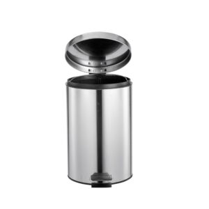 Lixeira pedal inox com cesto 20l brasil tramontina