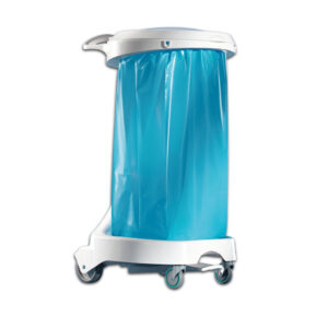 Coletor hamper smile 0e004625 e-20 s saco tampa e pedal cinza tts